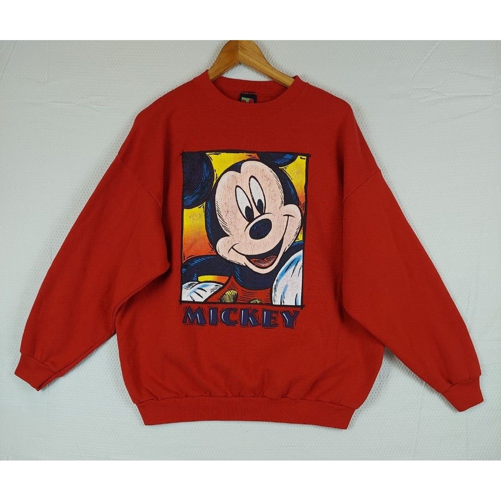 VTG‎ 90's Mickey Unlimited Disney Mickey Mouse Crew Neck Sweatshirt Men's XL USA